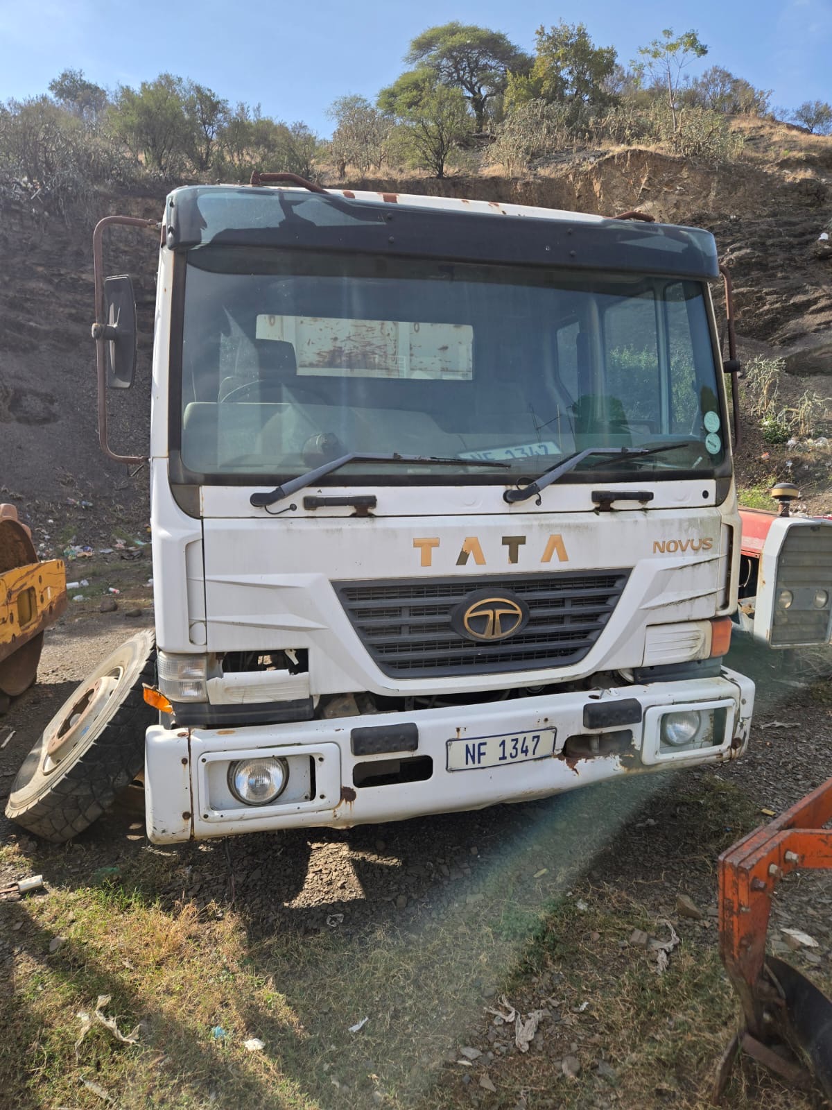 Tata Novus Tipper Truck — Front